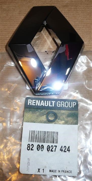Renault 82 00 027 424 Эмблема передняя 8200027424: Купити в Україні - Добра ціна на EXIST.UA!