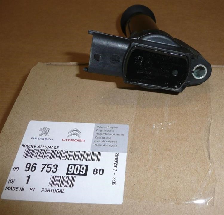 Катушка зажигания Citroen/Peugeot 96 753 909 80