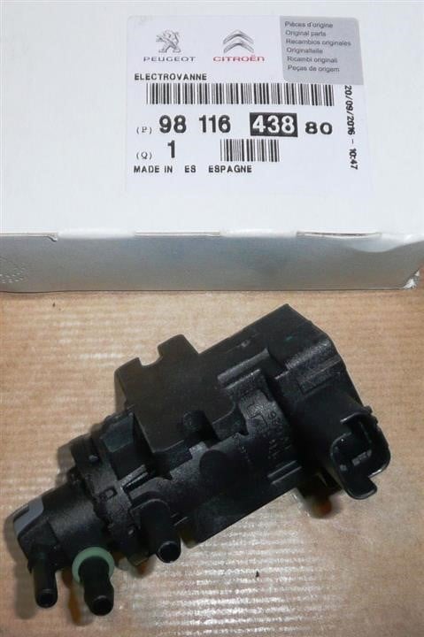 Корректор нагнетаемого воздуха Citroen/Peugeot 98 116 438 80