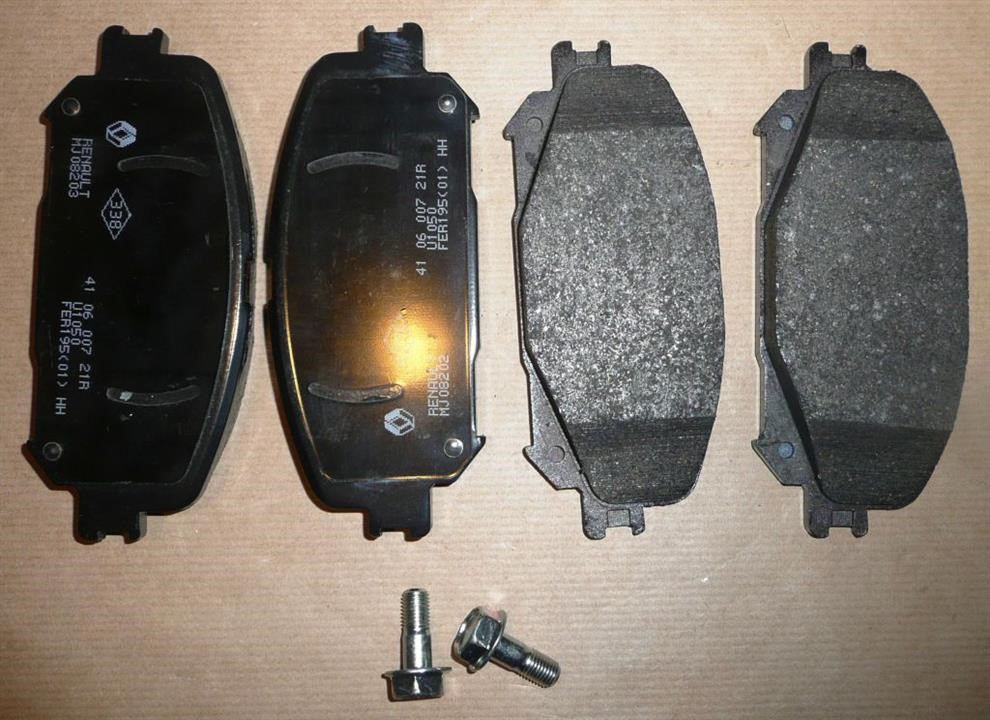 Тормозные колодки дисковые передние, комплект Renault 41 06 068 08R