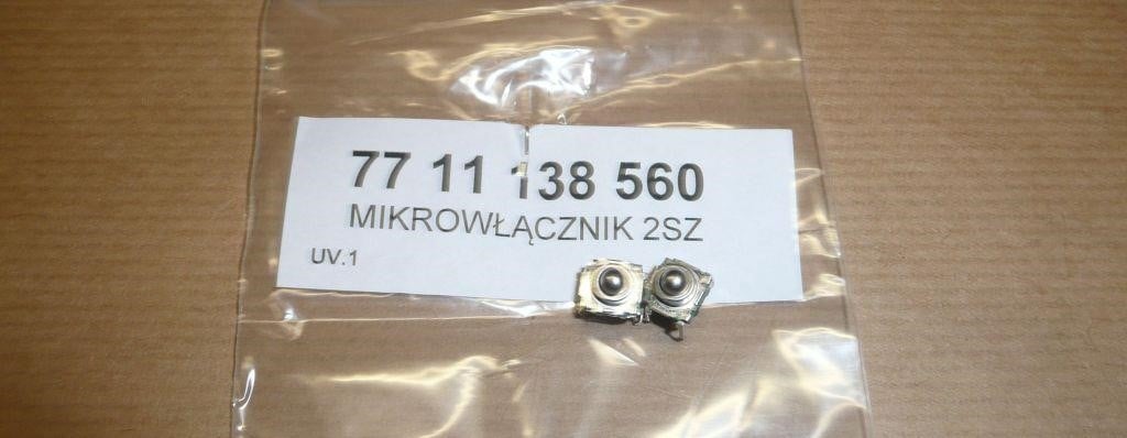 Renault 77 11 138 560 Мікроперемикач ручки дверей 7711138560: Купити в Україні - Добра ціна на EXIST.UA!
