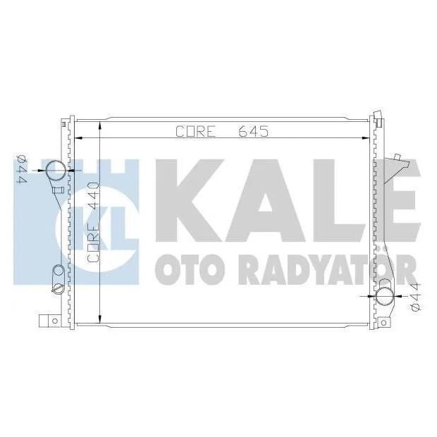 Kale Oto Radiator 341915 Радіатор охолодження двигуна 341915: Купити в Україні - Добра ціна на EXIST.UA!