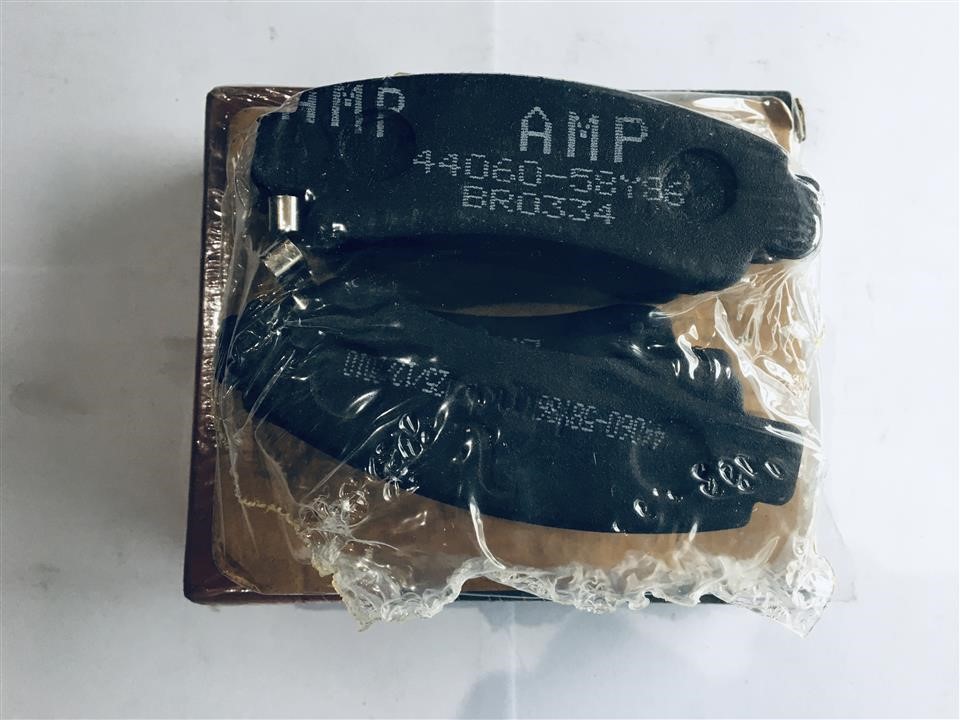 BR0334 AMP (UPI) Колодки тормозные дисковые, комплект