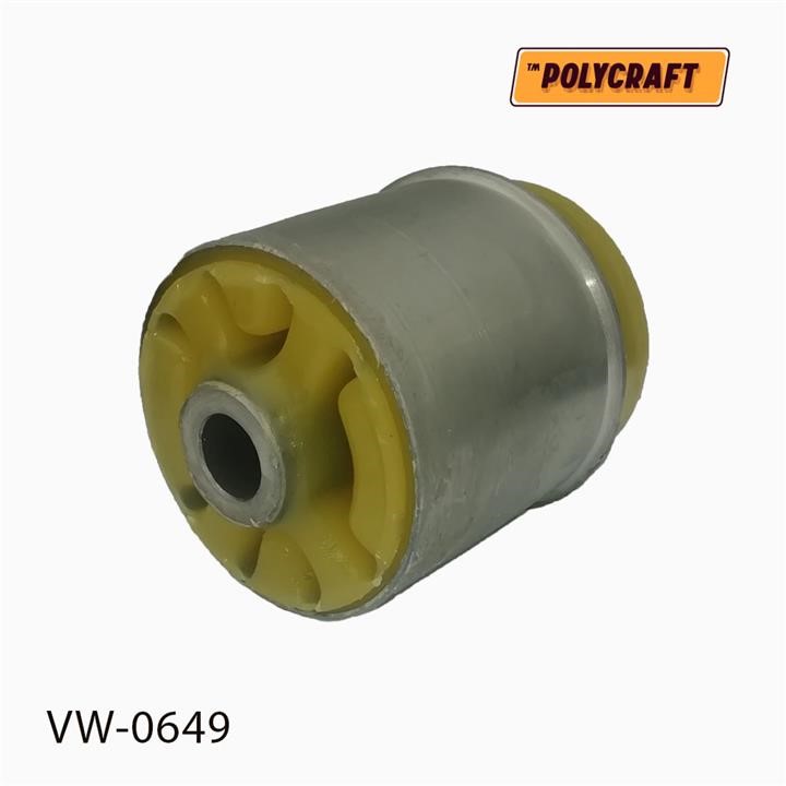 POLYCRAFT VW-0649 Сайлентблок балки задньої поліуретановий VW0649: Приваблива ціна - Купити в Україні на EXIST.UA! VW0649 POLYCRAFT Сайлентблок балки задньої поліуретановий
