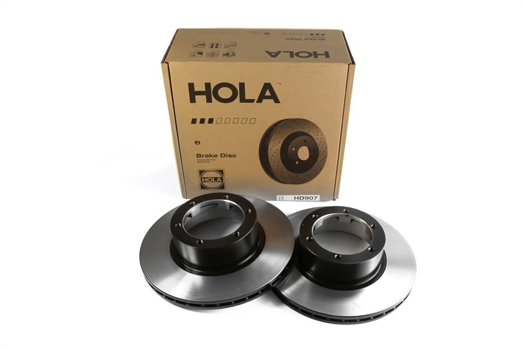 Диск гальмівний передній вентильований Hola HD907