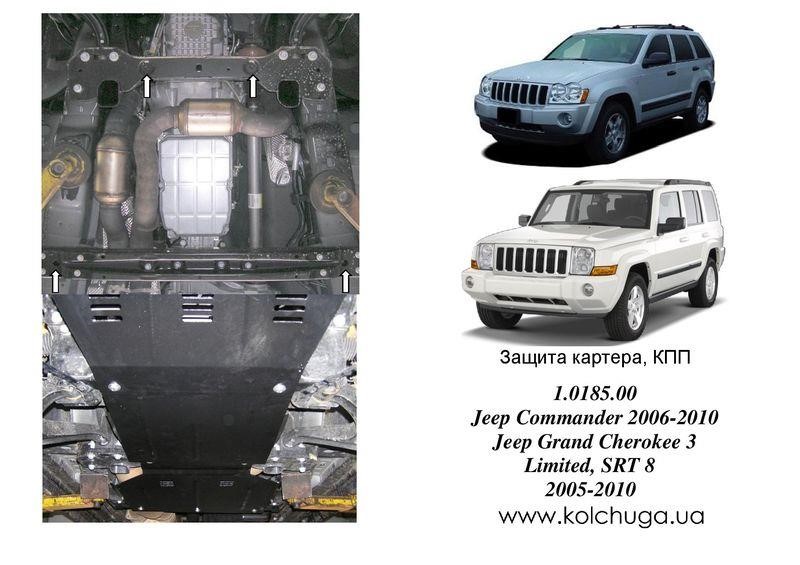 Kolchuga 1.0185.00 Захист двигуна Kolchuga стандартний 1.0185.00 для Jeep (КПП, радіатор, раздатка) 1018500: Купити в Україні - Добра ціна на EXIST.UA!