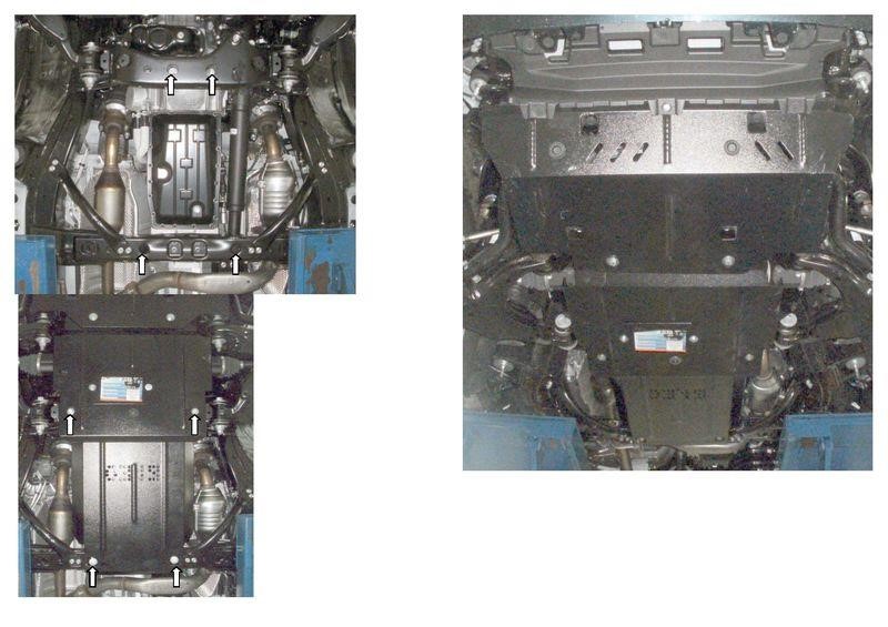 Захист двигуна Kolchuga преміум 2.0319.00 для Toyota (КПП, радіатор) Kolchuga 2.0319.00