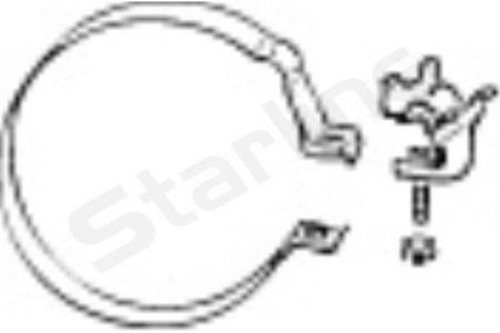 StarLine ST 104-906 Хомут труби вихлопної ST104906: Приваблива ціна - Купити в Україні на EXIST.UA! ST104906 StarLine Хомут труби вихлопної