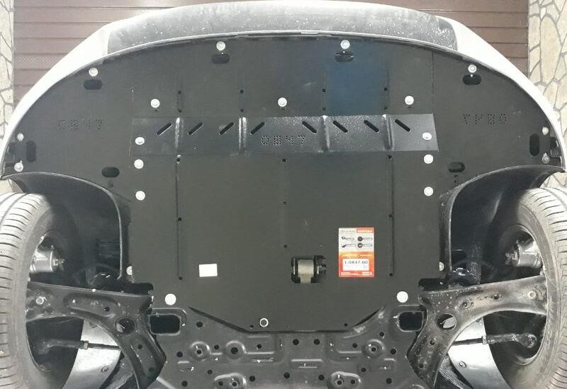 Захист двигуна Kolchuga стандартний 1.0668.00 для Hyundai (КПП, радіатор) Kolchuga 1.0668.00