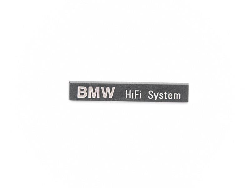 BMW 65 13 1 382 261 Табличка "bmw hifi system" 65131382261: Купити в Україні - Добра ціна на EXIST.UA!