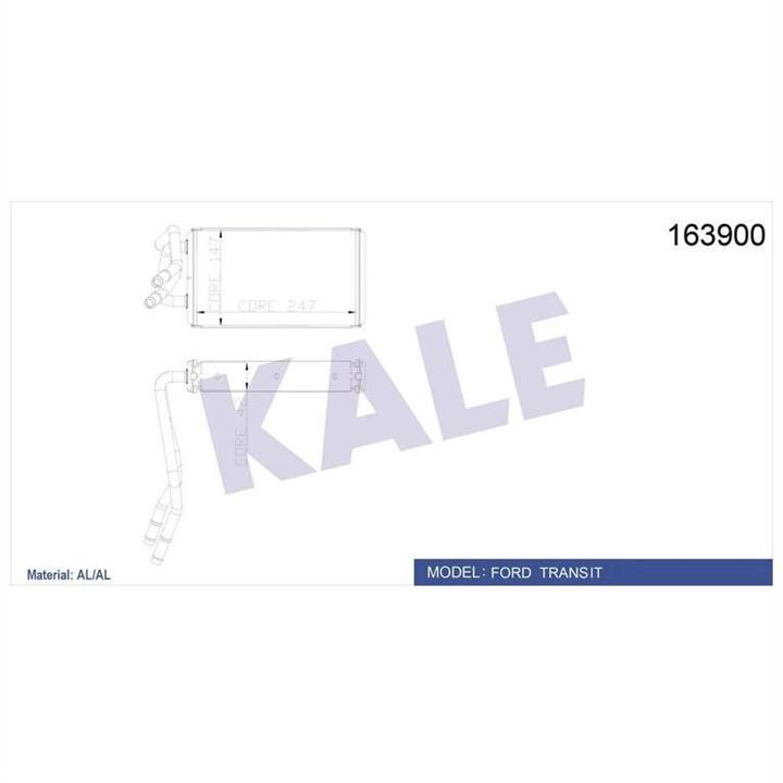 Kale Oto Radiator 163900 Радіатор опалювача салону 163900: Купити в Україні - Добра ціна на EXIST.UA!