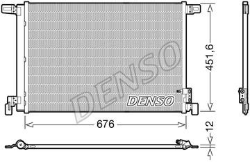 DENSO DCN02008 Радіатор кондиціонера (Конденсатор) DCN02008: Приваблива ціна - Купити в Україні на EXIST.UA!