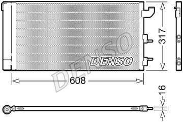 DENSO DCN09144 Радіатор кондиціонера (Конденсатор) DCN09144: Купити в Україні - Добра ціна на EXIST.UA!