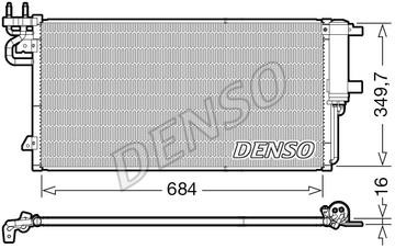 DENSO DCN10045 Радіатор кондиціонера (Конденсатор) DCN10045: Купити в Україні - Добра ціна на EXIST.UA!