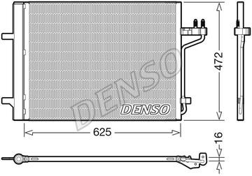 DENSO DCN10047 Радіатор кондиціонера (Конденсатор) DCN10047: Купити в Україні - Добра ціна на EXIST.UA!