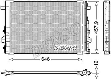 DENSO DCN17059 Радіатор кондиціонера (Конденсатор) DCN17059: Купити в Україні - Добра ціна на EXIST.UA!