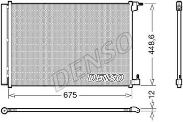DENSO DCN17060 Радіатор кондиціонера (Конденсатор) DCN17060: Купити в Україні - Добра ціна на EXIST.UA!