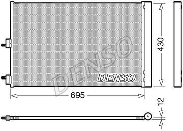 DENSO DCN17061 Радіатор кондиціонера (Конденсатор) DCN17061: Купити в Україні - Добра ціна на EXIST.UA!