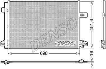 DENSO DCN32028 Радіатор кондиціонера (Конденсатор) DCN32028: Приваблива ціна - Купити в Україні на EXIST.UA!