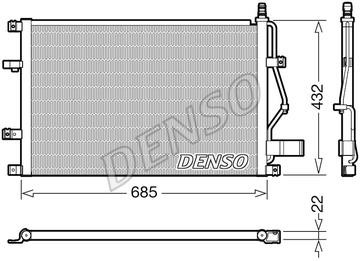 DENSO DCN33013 Радіатор кондиціонера (Конденсатор) DCN33013: Купити в Україні - Добра ціна на EXIST.UA!