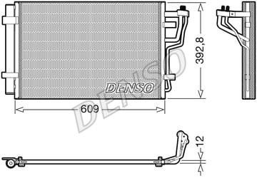 DENSO DCN41013 Радіатор кондиціонера (Конденсатор) DCN41013: Купити в Україні - Добра ціна на EXIST.UA!
