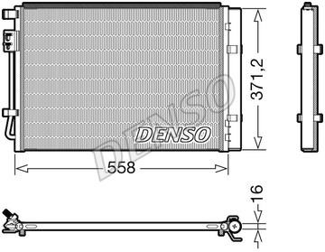 DENSO DCN41015 Радіатор кондиціонера (Конденсатор) DCN41015: Купити в Україні - Добра ціна на EXIST.UA!