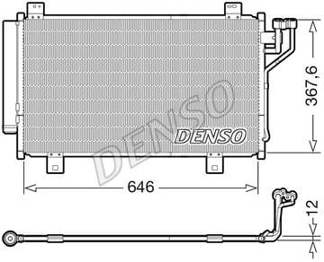 DENSO DCN44012 Радіатор кондиціонера (Конденсатор) DCN44012: Купити в Україні - Добра ціна на EXIST.UA!