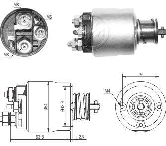 ZM6494 Zm Реле стартера яке втягує