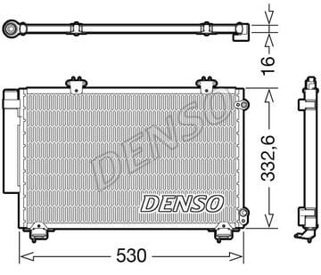 DENSO DCN50060 Радіатор кондиціонера (Конденсатор) DCN50060: Купити в Україні - Добра ціна на EXIST.UA!