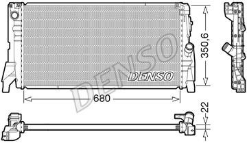 DENSO DRM05118 Радіатор охолодження двигуна DRM05118: Купити в Україні - Добра ціна на EXIST.UA!