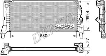 DENSO DRM05119 Радіатор охолодження двигуна DRM05119: Купити в Україні - Добра ціна на EXIST.UA!