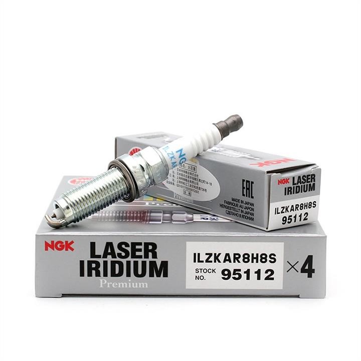 NGK 95112 Свічка запалювання NGK Laser Iridium ILZKAR8H8S 95112: Купити в Україні - Добра ціна на EXIST.UA!