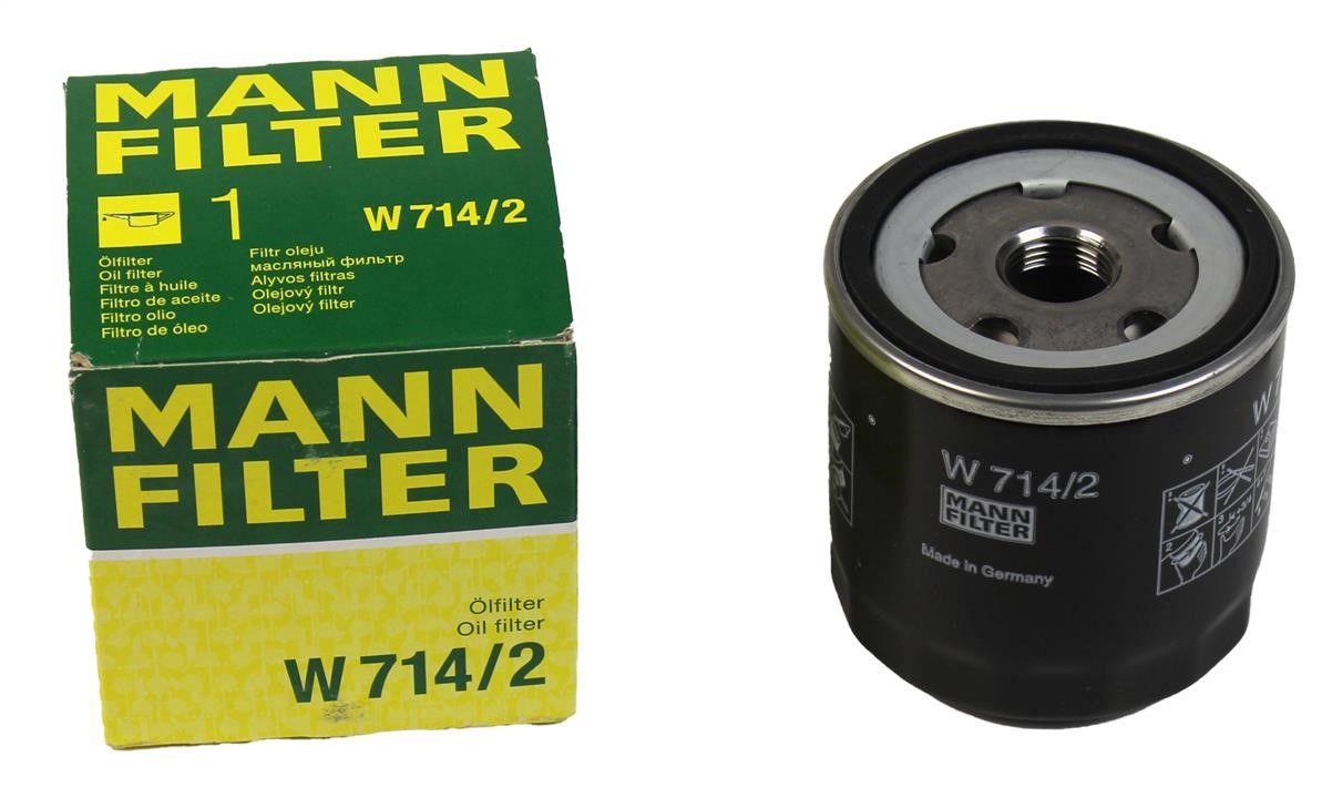 Фільтр масляний Mann-Filter W 714&#x2F;2