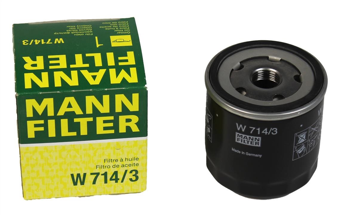 Фільтр масляний Mann-Filter W 714&#x2F;3