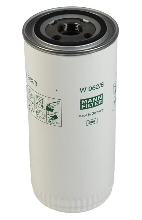 Mann-Filter W 962/8 Фільтр масляний W9628: Купити в Україні - Добра ціна на EXIST.UA!