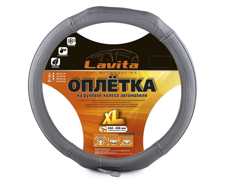 Lavita 26-3L07-4-XL Чохол на кермо шкіряний сірий XL (41-43 см) 263L074XL: Купити в Україні - Добра ціна на EXIST.UA!