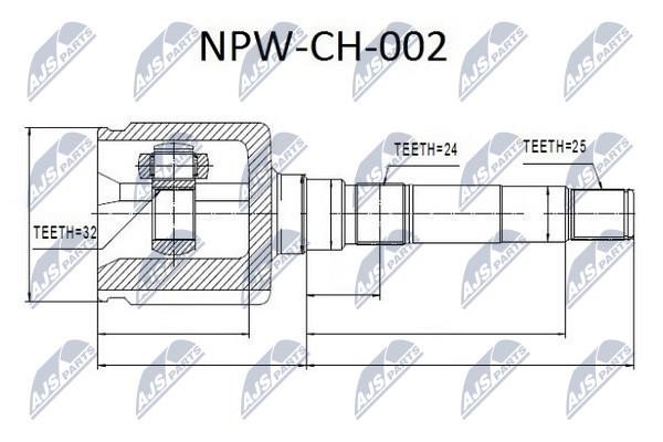 Купити NTY NPW-CH-002 за низькою ціною в Україні!