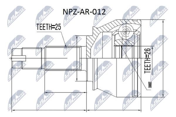 Купити NTY NPZ-AR-012 за низькою ціною в Україні!