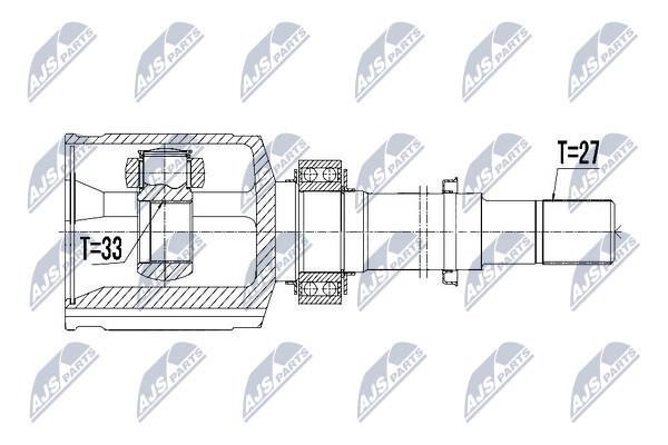 Шарнир равных угловых скоростей (ШРУС), внутренний NTY NPW-NS-058