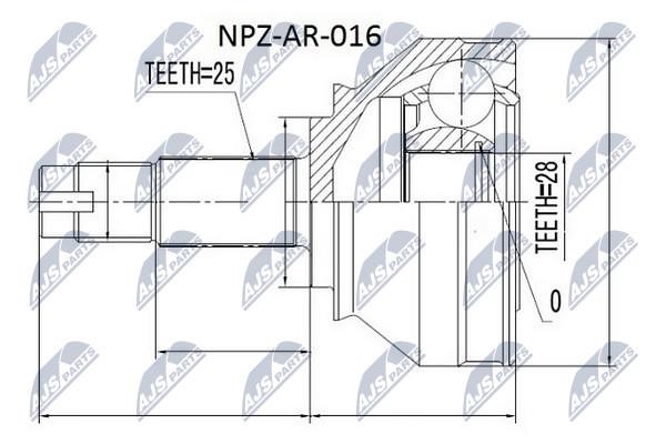 Купить NTY NPZ-AR-016 по низкой цене в Украине!