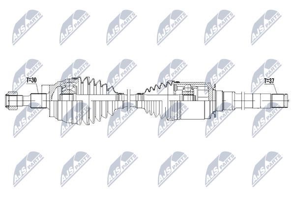 Вал приводной правый NTY NPW-ME-052