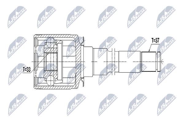Шарнир равных угловых скоростей (ШРУС), внутренний NTY NPW-ME-054