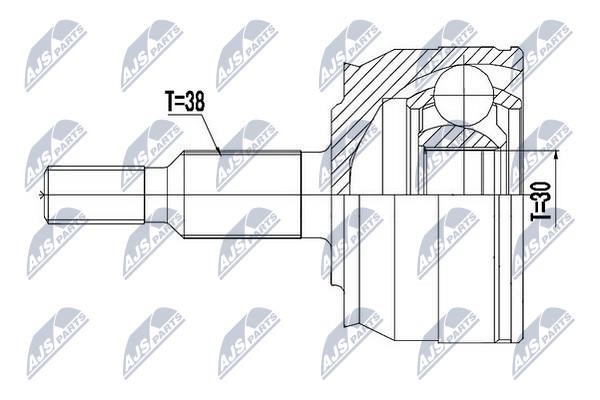 Купити NTY NPZ-VW-041 за низькою ціною в Україні!
