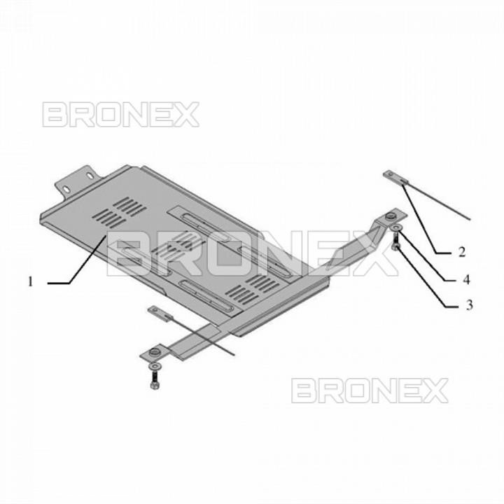 Bronex 101.0060.00 захист АКПП Bronex стандартна 101.0060.00 для Subaru Outback III/Legacy IV 101006000: Купити в Україні - Добра ціна на EXIST.UA!