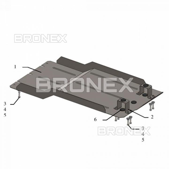 Bronex 101.0417.00 захист КППBronex стандартна 101.0417.00 для Mitsubishi L200 (розподільча коробка) 101041700: Купити в Україні - Добра ціна на EXIST.UA!