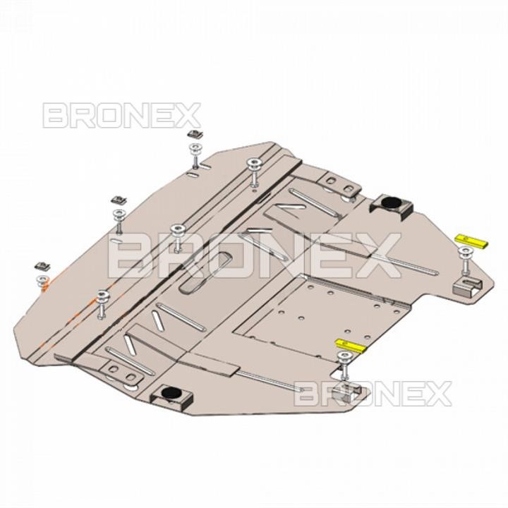 Bronex 101.0834.00 Захист двигуна Bronex стандартна 101.0834.00 для Mini Cooper Countryman (R60) (радіатор, КПП) 101083400: Купити в Україні - Добра ціна на EXIST.UA!