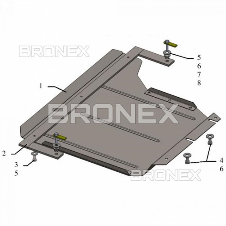 Bronex 101.0570.00 захист КППBronex стандартна 101.0570.00 для BMW 5-й серии E60/E61 101057000: Купити в Україні - Добра ціна на EXIST.UA!