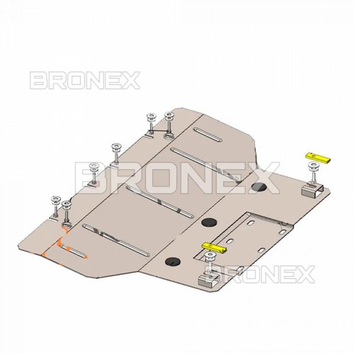 Bronex 101.0845.00 Захист двигуна Bronex стандартна 101.0845.00 для Fiat 500 E (КПП) 101084500: Купити в Україні - Добра ціна на EXIST.UA!