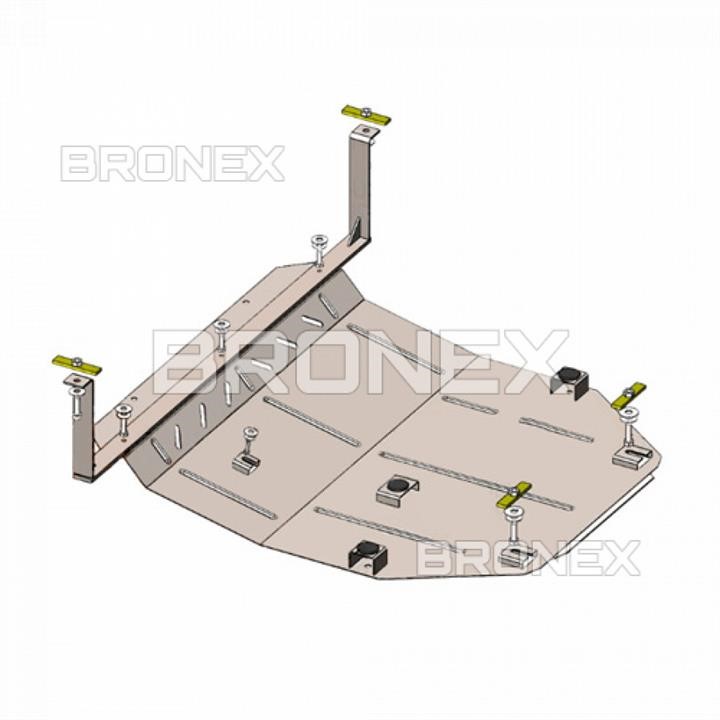Bronex 101.0848.00 Захист двигуна Bronex стандартна 101.0848.00 для Ford Escape (КПП) 101084800: Купити в Україні - Добра ціна на EXIST.UA!