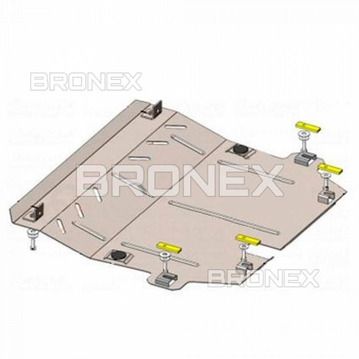Bronex 101.0851.00 Захист двигуна Bronex стандартна 101.0851.00 для Renault Twingo II (радіатор, КПП) 101085100: Купити в Україні - Добра ціна на EXIST.UA!